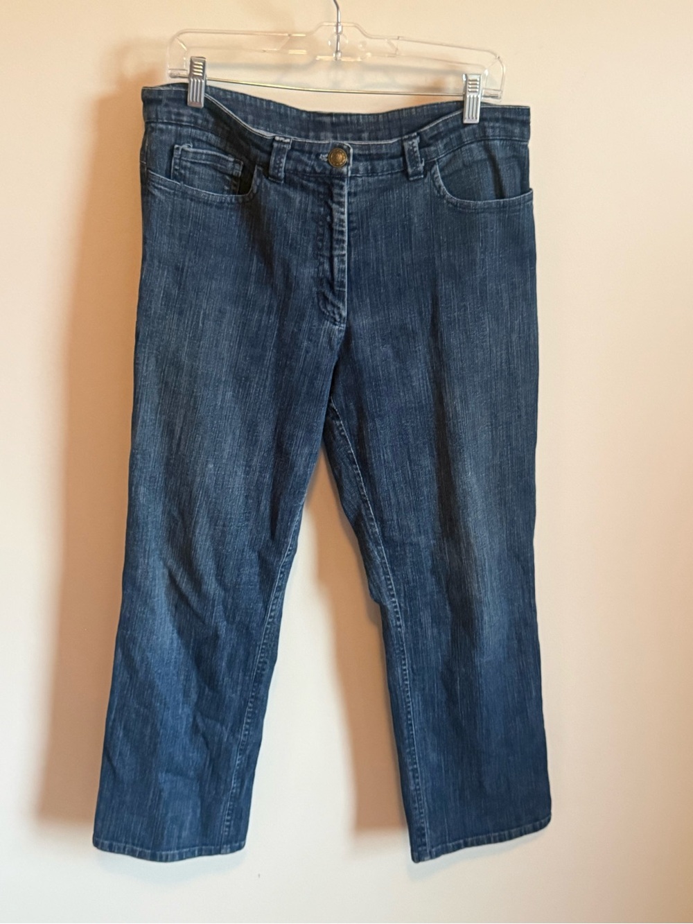 Source Unknown Dark Blue Straight-Leg Jeans